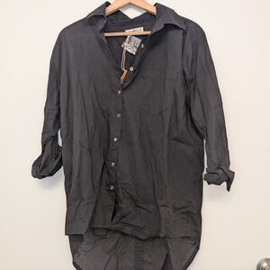 NATURAL LIFE Charcoal Button-Up Shirt